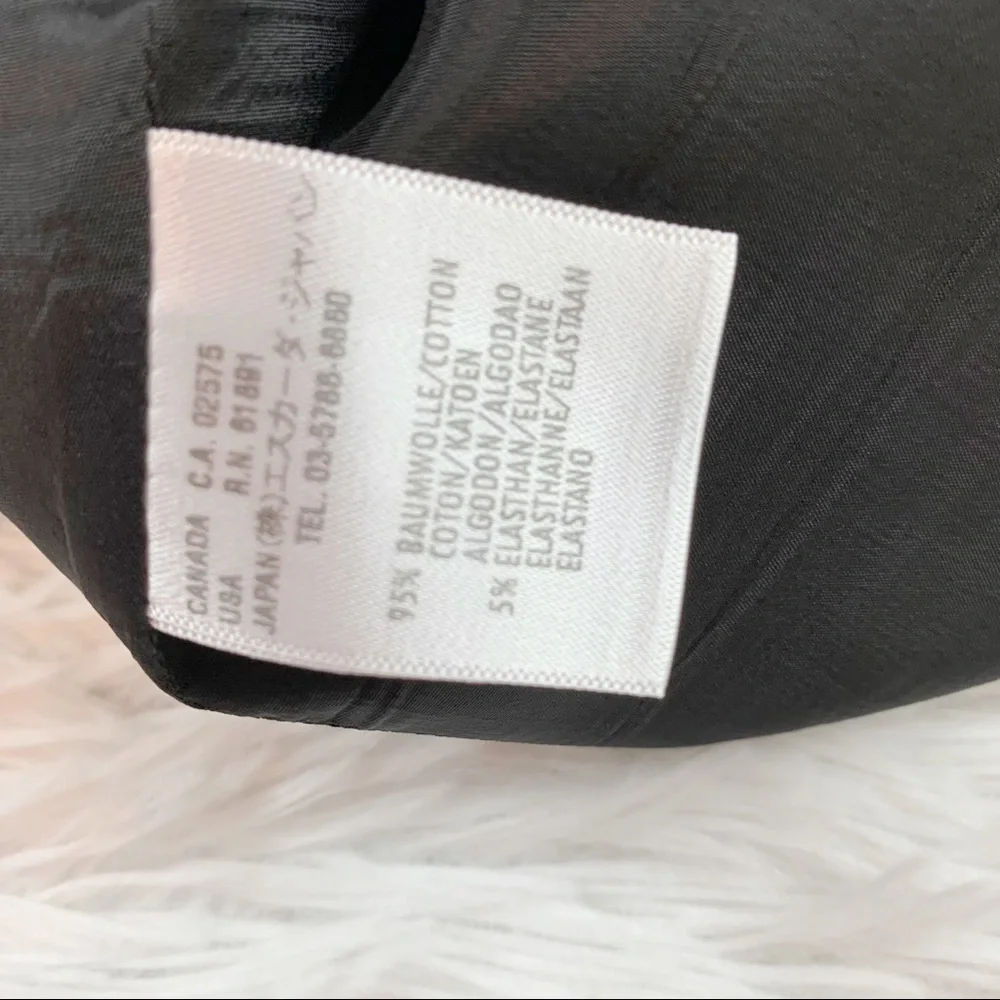 Escada‎ women's size 8 black pencil skirt solid workwear